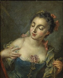 Nuori nainen vasemmalla tekijältä François Boucher