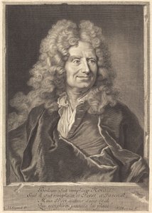 Nicholas Boileau tekijältä François Chereau I after Hyacinthe Rigaud
