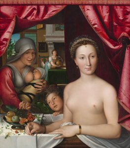 Lady in Her Bath, n. 1571. tekijältä François Clouet
