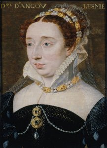 Angoulêmen herttuattaren Diane de Francen muotokuva 1538-1619, 1570.