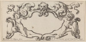 Cartouche tekijältä François Collignon after Stefano Della Bella
