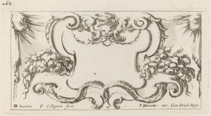 Cartouche tekijältä François Collignon after Stefano Della Bella