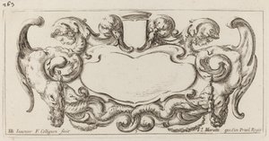 Cartouche tekijältä François Collignon after Stefano Della Bella