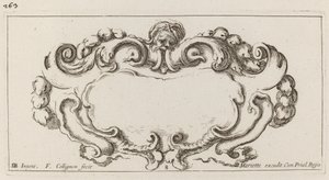 Cartouche tekijältä François Collignon after Stefano Della Bella