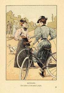 Pyöräily, pyörän naiset vuonna 1896