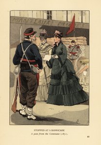 Pysähtyi barrikadille, passin päässä Pariisin kommuunista tekijältä François Courboin