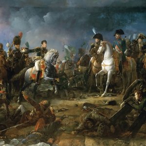 Ranskalainen:  Austerlitzin taistelu. 2 decembre 1805 Austerlitzin taistelu, 2. joulukuuta 1805.