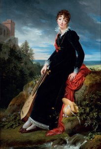 Kreivitär Katarzyna Joanna Gabrielle Starzenskan (1782-1862) muotokuva. tekijältä François Gérard