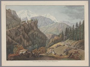 Näkymä Chamonix