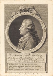 Nicolas Delaunay tekijältä François Huot after Augustin de Saint Aubin