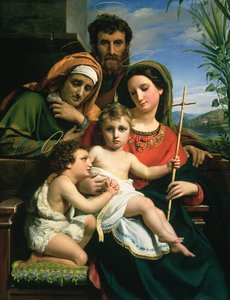 Pyhä perhe pyhien Johannes Kastajan ja Elisabetin kanssa, 1823