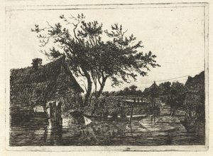 Paisatge fluvial amb acabat de granja