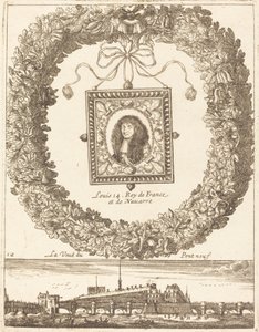 Näkymä Pont Neufille; Ludvig XIV Ranskan ja Navarran kuningas
