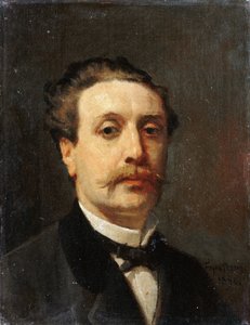 Guy de Maupassantin muotokuva tekijältä François Nicolas Auguste Feyen Perrin