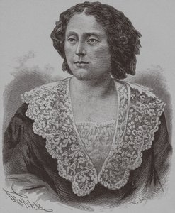 Prinsessa Nino Aleksandrovna Gribojedovan muotokuva, os. Chavchavadze, 1886 tekijältä François Pannemaker