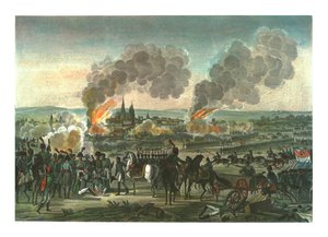 Ratisbonin valloitus, 23. huhtikuuta 1809, c1850 tekijältä François Pigeot