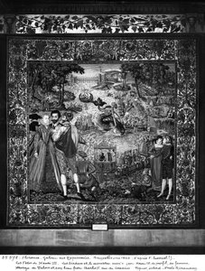 Henri III:n (1553-1610) festivaalit Brysselin työpaja, n. 1580 (kuvakudos)