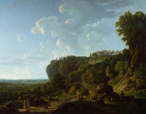 Roomalainen Campagna (näkymä Tivolista) tekijältä François Sablet