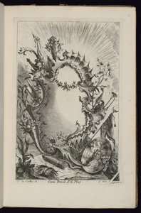 Patruuna armorial Trophylla, kirja patruunoista eri käyttötarkoituksiin tekijältä François de Cuvilliés the Elder