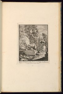 Suunnittelu kalliomaisemaan tekijältä François de Cuvilliés the younger