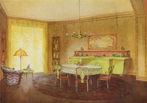 Olohuone (väri litho)