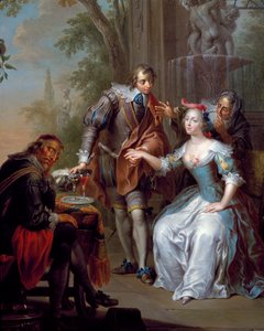 Mahtava kohtaus, kirjoittanut Franx Christoph Janneck (1703-1761)