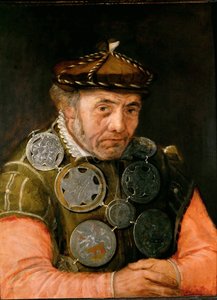 Killan upseerin muotokuva - Frans Floris, vanhempi (1519-1570). Öljy puulle, c. 1565. Mitat : 63,7x49,2 cm. Taidehistoriallinen museo, Vienne tekijältä Frans Floris