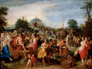 "Bacchus-kulkue", 1600-luku