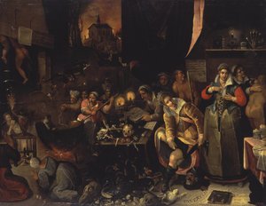 The Witches Kitchen, 1606