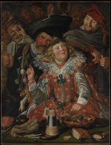 Iloisia juhlijoita laskiaisena tekijältä Frans Hals