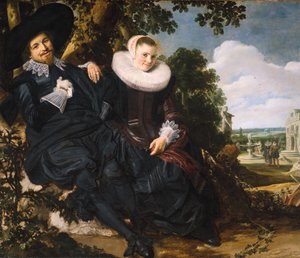 Pariskuntamuotokuva, luultavasti Isaac Abrahamsz Massa ja Beatrix van der Laen. tekijältä Frans Hals