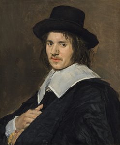 Miehen muotokuva, 16481650. tekijältä Frans Hals