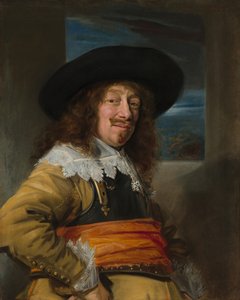 Haarlemin kansalaiskaartin jäsenen muotokuva tekijältä Frans Hals