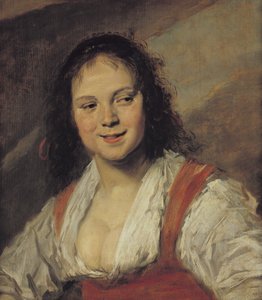 Mustalaisnainen, noin 1628-30 (paneeli)