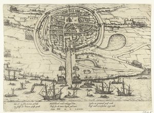 Middelburgin piiritys, 1574 tekijältä Frans Hogenberg