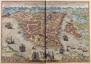 Bysantti. Konstantinopolis: Maailman kaupungit, 1572
