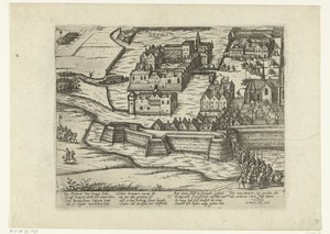 Bredan vangitseminen 1590 tekijältä Frans Hogenberg
