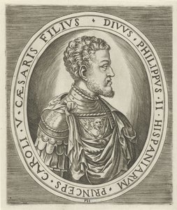 Muotokuva kuningas Philip II, Espanjan kuningas tekijältä Frans Huys