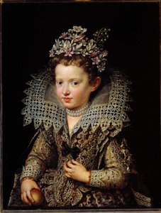 Muotokuva Eleonora Gonzagasta, Mantovan prinsessasta, lapsi, noin 1605 (maalaus)