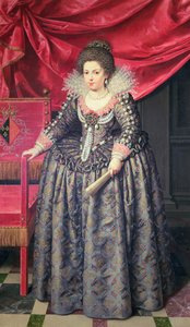 Muotokuva Elizabeth of Francesta (1602-44), Henri IV:n ja Marie de