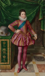Ranskan kuninkaan Ludvig XIII:n muotokuva, 1611 tekijältä Frans II Pourbus
