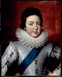 Ranskan ja Navarran kuninkaan Ludvig XIII:n muotokuva, n. 1616 (maalaus) tekijältä Frans II Pourbus