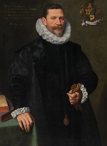 Petrus Richarduksen muotokuva (öljy paneelissa) tekijältä Frans II Pourbus