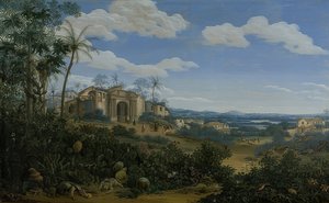 Näkymä Olindasta, Brasiliasta. 1662