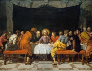 Viimeinen ehtoollinen. 1618 tekijältä Frans Pourbus the Younger