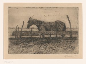 Hevonen tekijältä Frans Smissaert (signed by artist)