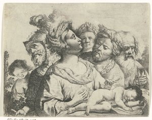 Ceres, Mars ja Saturnus (neljä aikakautta) tekijältä Frans van Mieris (II) (rejected attribution)