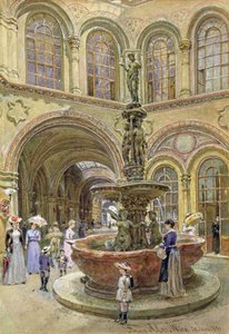 Pankki- ja pörssirakennus, Herrengasse, Wien, 1891