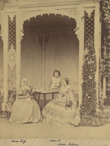 Anna Wöss, Marie ja Marie Antoine, 1850-60-luvut. tekijältä Franz Antoine