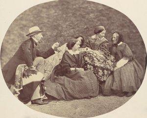 [Mathias Höusermann, Marie Antoine, Elise Höusermann ja Pepe Wöss], 1850-60-luvut. tekijältä Franz Antoine